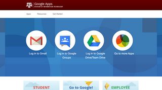 
                            1. Google Apps at Texas A&M