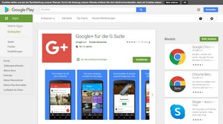 
                            4. Google+ – Apps bei Google Play