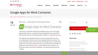 
                            10. Google Apps for Work Connector - Univention Univention