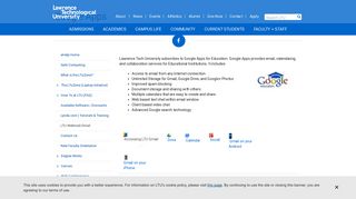 
                            1. Google Apps - Lawrence Technological University