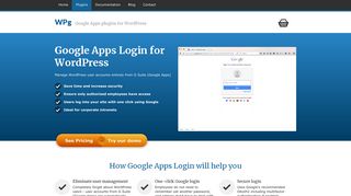 
                            9. Google Apps Login for WordPress | WPg - wp-glogin.com