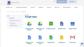 
                            3. Google Apps - Macleans College