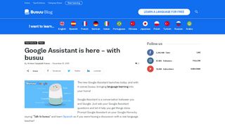 
                            7. Google Assistant is here - with busuu - busuu blog