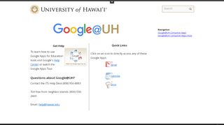
                            13. Google@UH - University of Hawaii System