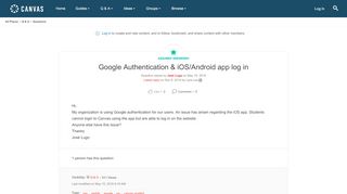 
                            8. Google Authentication & iOS/Android app log in | Canvas ...