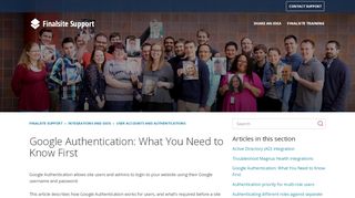 
                            13. Google Authentication: What You Need to Know First – Finalsite Support
