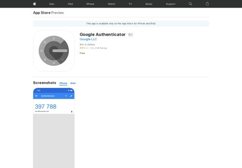 
                            6. Google Authenticator on the App Store - iTunes - Apple