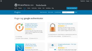 
                            6. google authenticator | WordPress.org