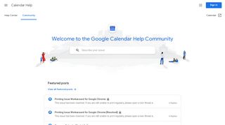
                            3. Google Calendar Help Forum - Google Product Forums