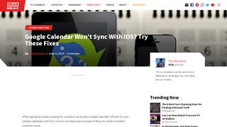 
                            9. Google Calendar Won't Sync With iOS? Try These Fixes - MakeUseOf