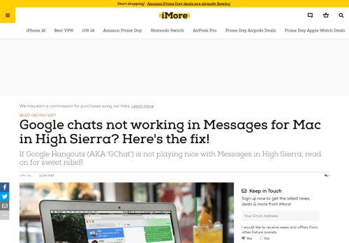 
                            10. Google chats not working in Messages for Mac in High Sierra? Here's ...
