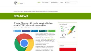 
                            10. Google Chrome: Ab heute werden Seiten ohne HTTPS als unsicher ...