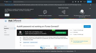 
                            11. google chrome - Autofill password not working on iTunes Connect ...