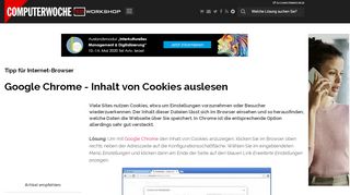 
                            8. Google Chrome - Inhalt von Cookies auslesen - TecChannel