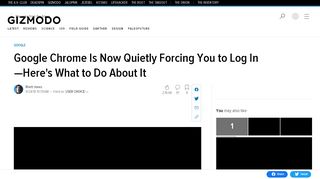 
                            13. Google Chrome Is Now Quietly Forcing You to Log In—Here's What to ...