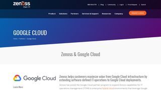 
                            9. Google Cloud Monitoring Integration Partner | Zenoss