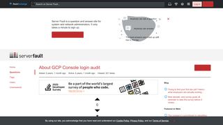 
                            9. google cloud platform - About GCP Console login audit - Server Fault