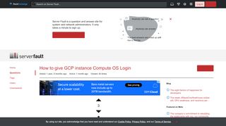 
                            8. google cloud platform - How to give GCP instance Compute OS Login ...