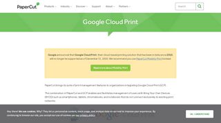 
                            5. Google Cloud Print - PaperCut