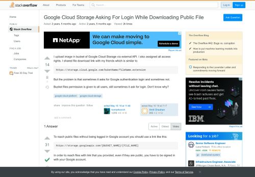 
                            11. Google Cloud Storage Asking For Login While Downloading Public ...