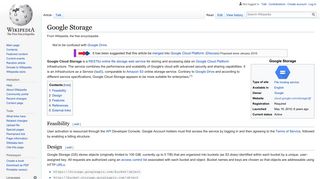 
                            7. Google Cloud Storage - Wikipedia