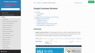 
                            13. Google Customer Reviews — Addons documentation
