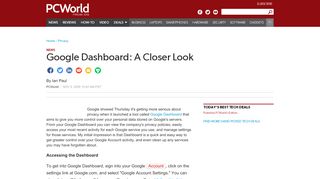 
                            9. Google Dashboard: A Closer Look | PCWorld