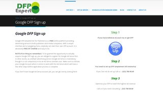 
                            7. Google DFP Sign up - DFP the best way to increase AdSense revenue