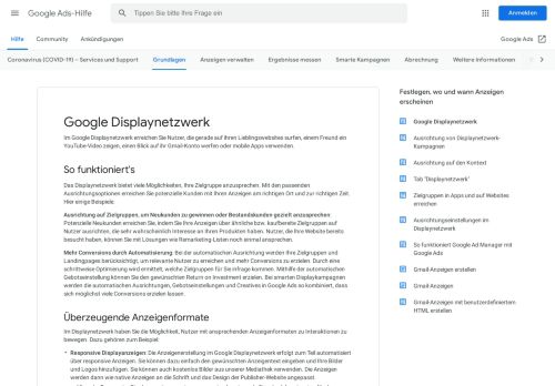 
                            3. Google Displaynetzwerk - Google Ads-Hilfe - Google Support