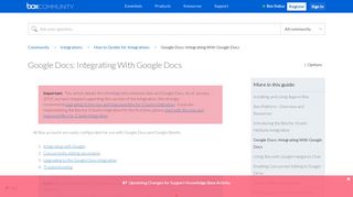 
                            10. Google Docs: Integrating With Google Docs - Box