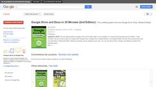 
                            6. Google Drive and Docs in 30 Minutes (2nd Edition): The unofficial ... - Resultado de la Búsqueda de libros de Google