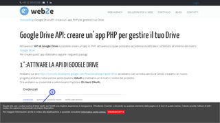 
                            9. Google Drive API: creare un' app PHP per gestire il tuo Drive