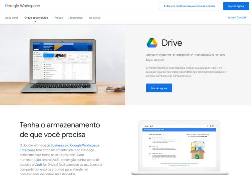 
                            9. Google Drive: armazenamento de arquivos on-line para empresas | G ...