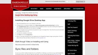 
                            9. Google Drive Desktop App Setup – Technology – Dardanelle Public ...
