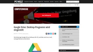 
                            5. Google Drive: Desktop-Programm wird eingestellt - PC-WELT