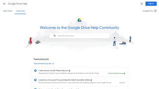 
                            10. Google Drive Help Forum - Google Product Forums