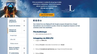 
                            13. Google Drive - Inloggning - Luleå tekniska universitet, LTU - forskning ...