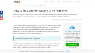
                            11. Google Drive Issues: Common Solutions for Google Drive Problems