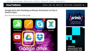 
                            9. Google drive Not Working on iPhone, iPad [How to Fix] or Doesn't Sync