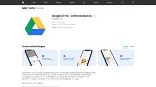
                            4. Google Drive - online bestands in de App Store - iTunes - Apple