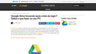 
                            11. Google Drive travando após a tela de login? Saiba o que fazer no seu ...