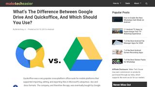 
                            12. Google Drive vs. Quickoffice, Which Should You Use?