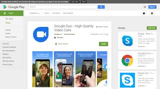 
                            3. Google Duo - High Quality Video Calls - Apps on Google Play