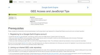 
                            13. Google Earth Engine: GEE Access and JavaScript Tips - Geohackweek