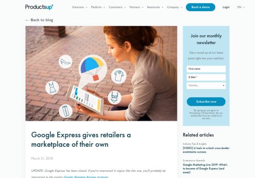 
                            13. Google Express gives retailers a marketplace of their own - Productsup