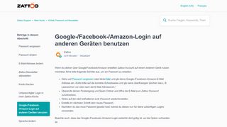 
                            9. Google-/Facebook-/Amazon-Login auf anderen Geräten benutzen ...