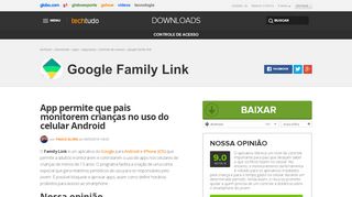 
                            11. Google Family Link | Download | TechTudo