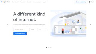 
                            9. Google Fiber | High Speed Internet Service & TV