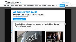
                            7. Google Fiber signing up homes in Nashville's Sylvan Park neighborhood