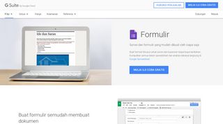 
                            6. Google Formulir: Pembuat Formulir Online untuk Bisnis | G Suite